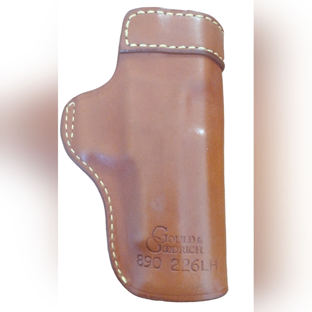Gould & Goodrich Left Hand Inside Waistband Holster-chestnut